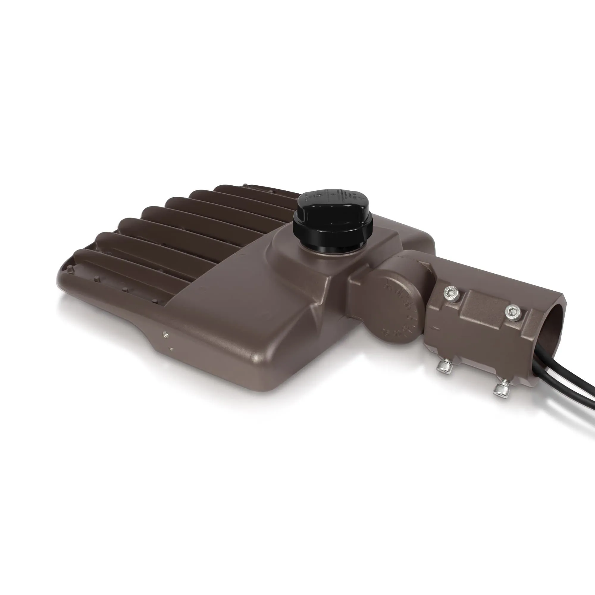 100W LED Parking Lot Light - Split Fit Mount - 14,000lm - 100/277VAC Shorting Cap - 5000K - DLC 5.1