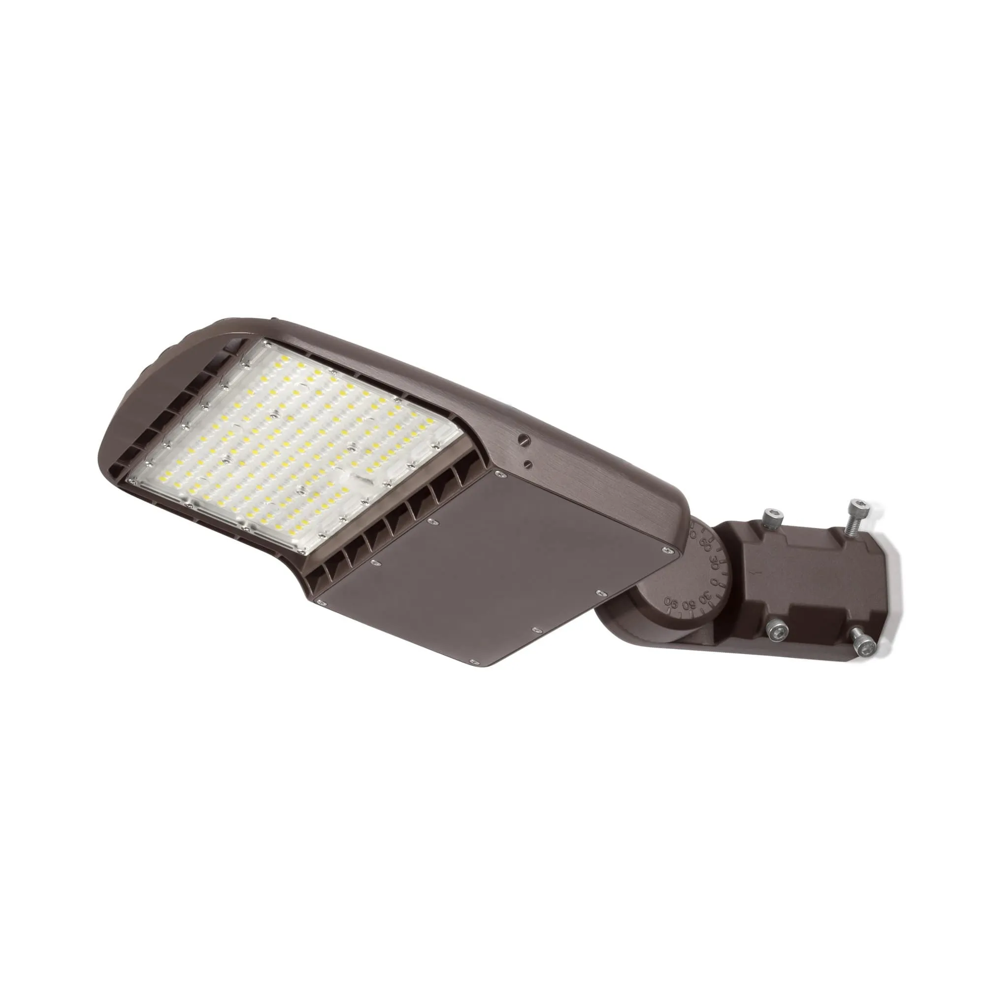 100W LED Parking Lot Light - Split Fit Mount - 14,000lm - 100/277VAC Shorting Cap - 5000K - DLC 5.1