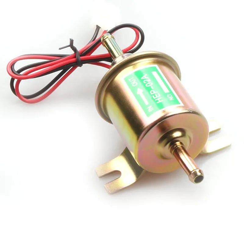 12V Electric Fuel Pump Low Pressure Bolt Fixing Wire Metal Gasoline Petrol Diesel Oil Pumps For Car Motorcycle
