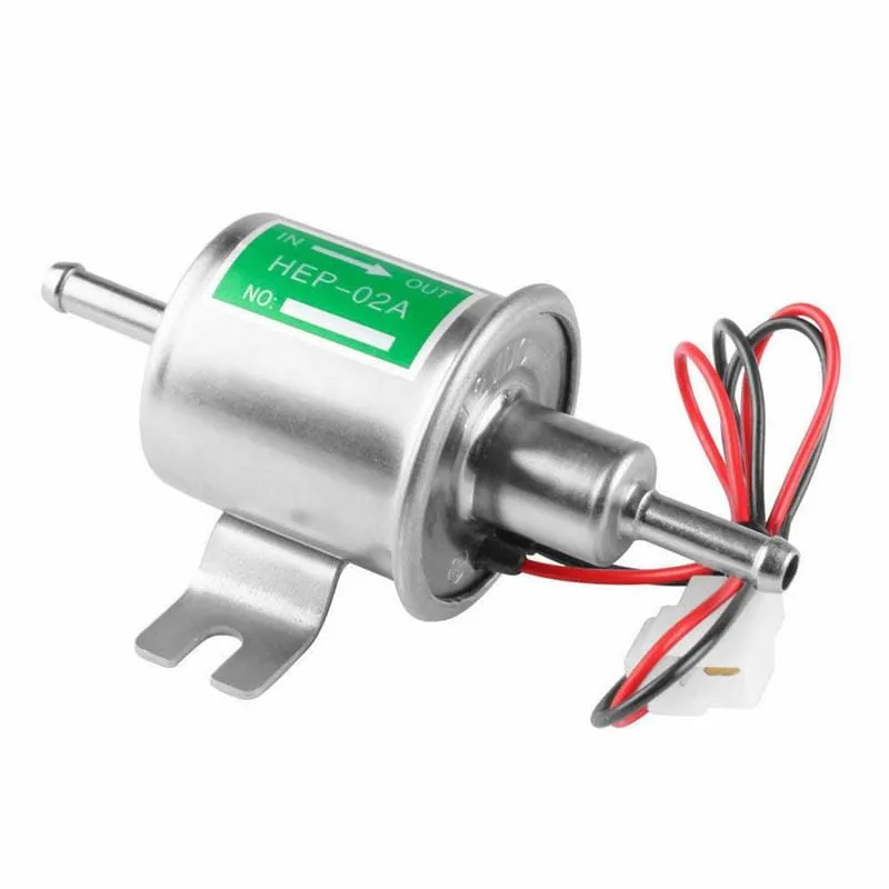 12V Electric Fuel Pump Low Pressure Bolt Fixing Wire Metal Gasoline Petrol Diesel Oil Pumps For Car Motorcycle