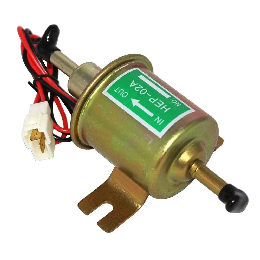 12V Electric Fuel Pump Low Pressure Bolt Fixing Wire Metal Gasoline Petrol Diesel Oil Pumps For Car Motorcycle