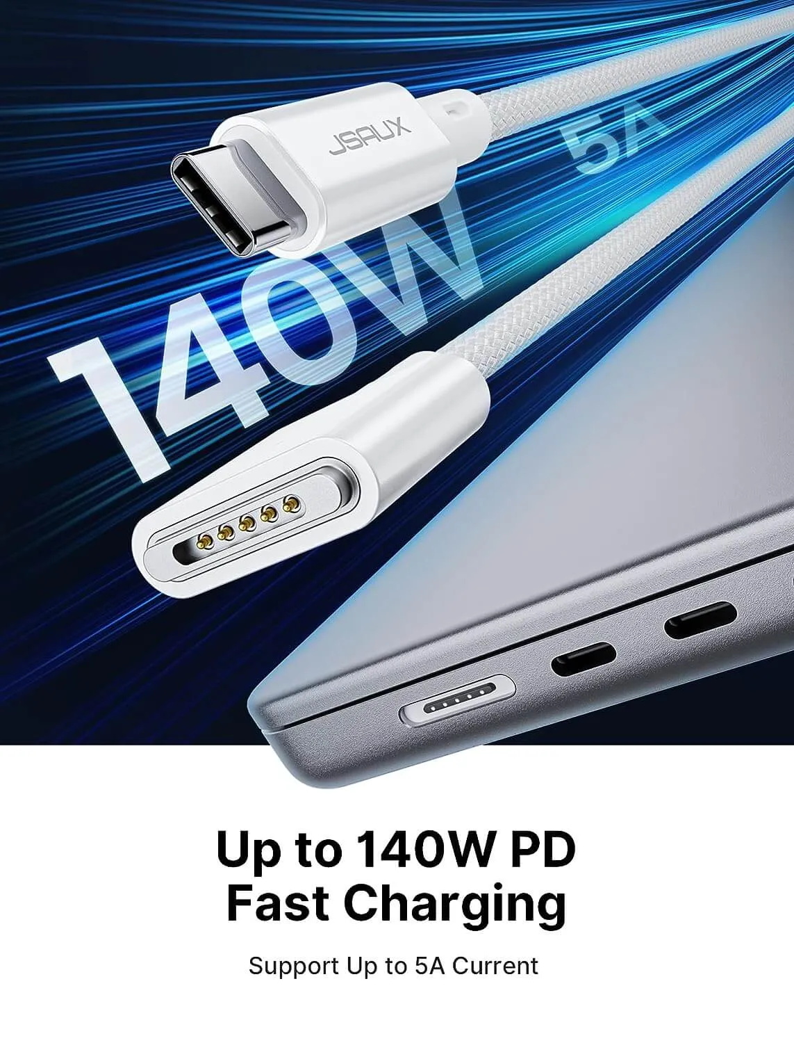 140W USB-C to Magnetic Charging Cable