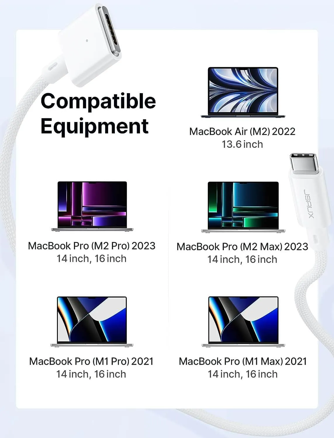 140W USB-C to Magnetic Charging Cable
