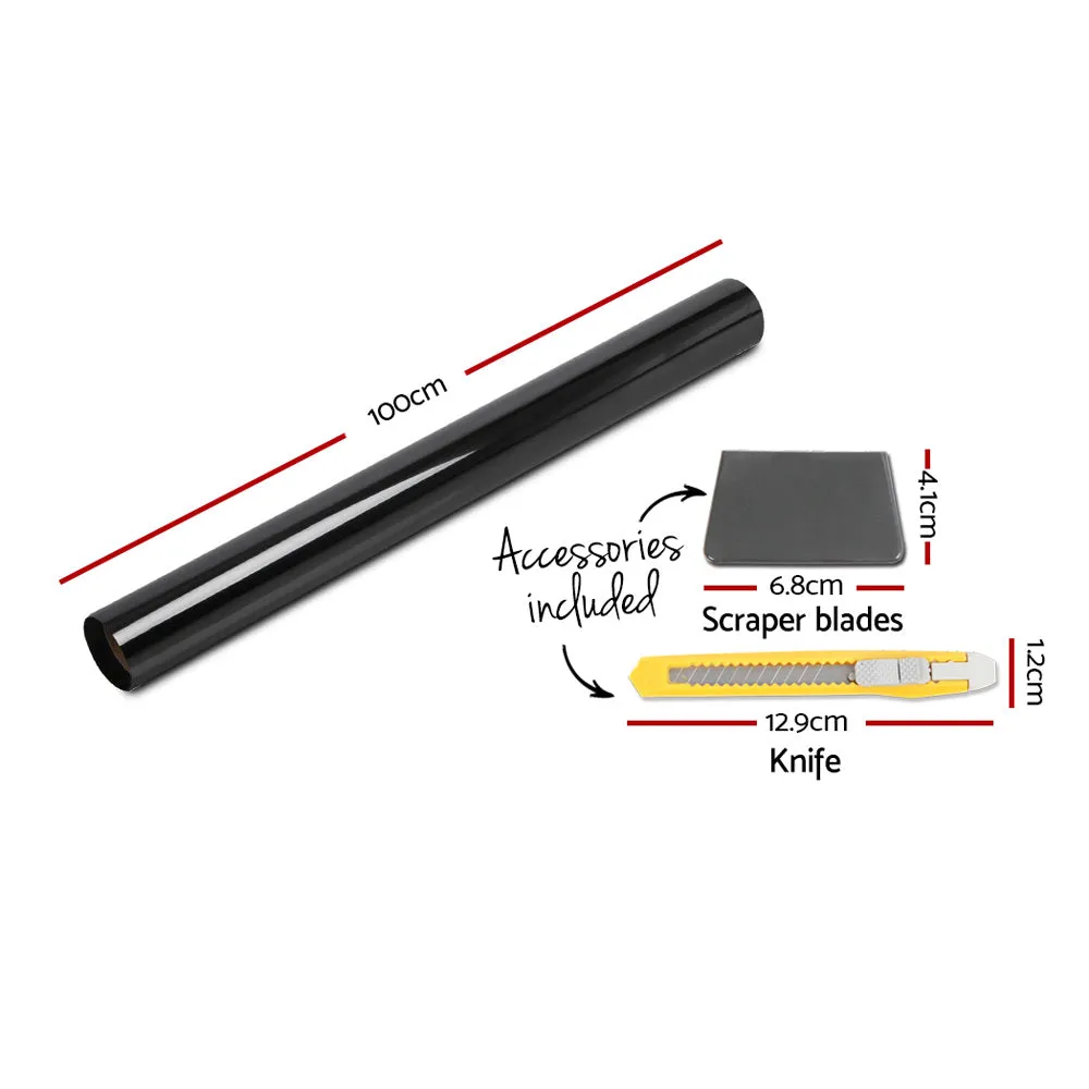 15% VLT Car Home Window Tint 30m Black UV Resistant - Giantz
