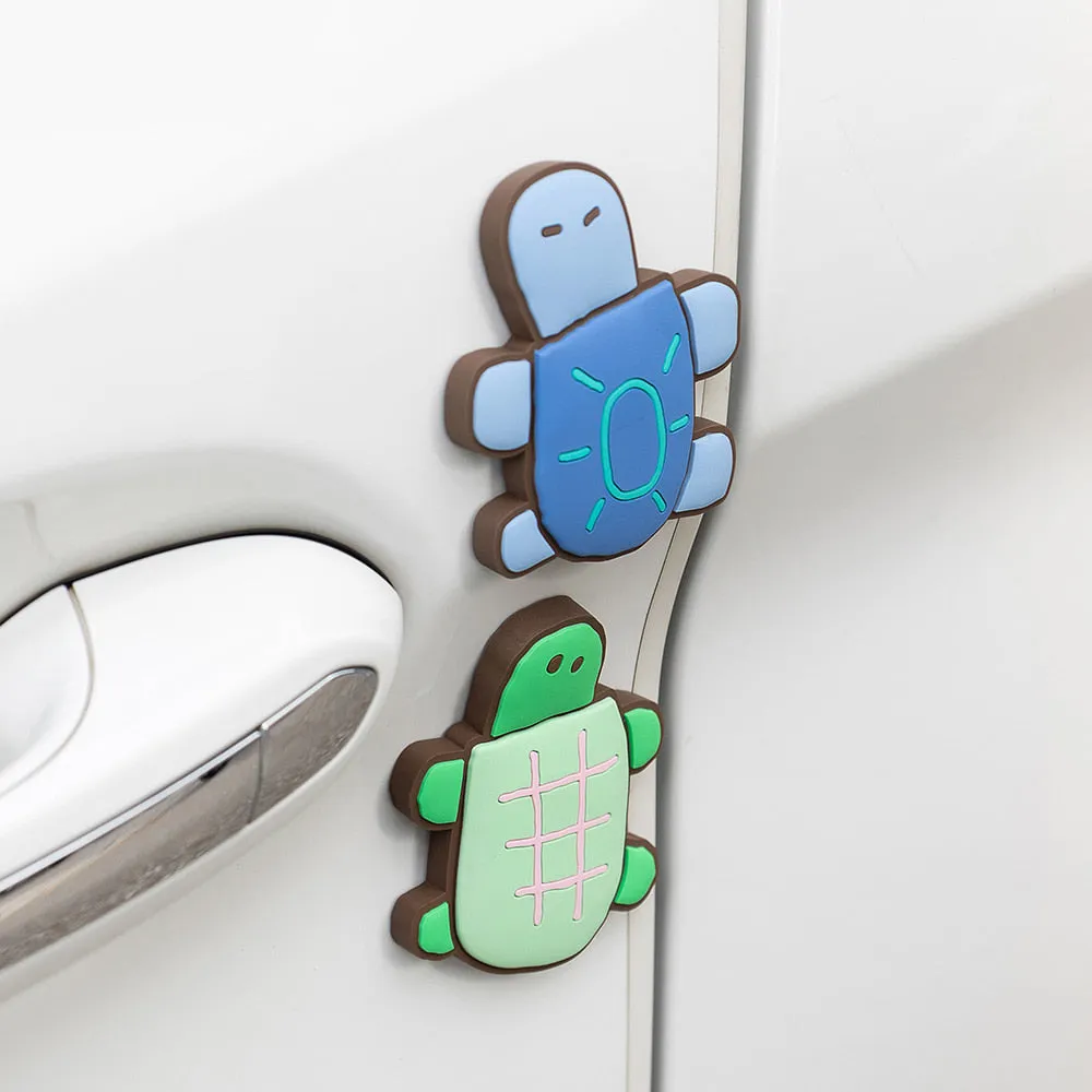 4 Pieces Cute Characters Door Guard Bumper Stickers Vehicle decals Pop