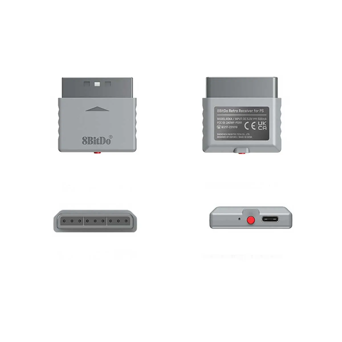 8bitdo Retro Receiver for PS1/ PS2/ Windows (83KA)