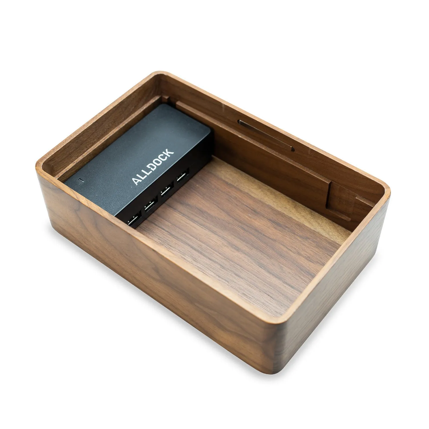 ALLDOCK Classic Chrome & Walnut