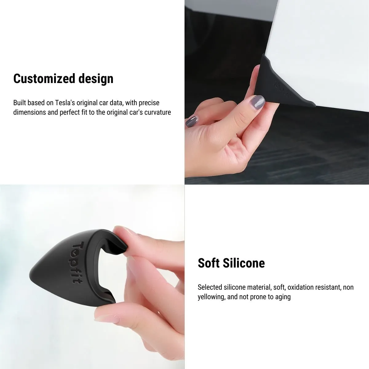 Anti-Scratch Door Edge Guard Suitable for Model 3/Y/X/S
