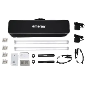 Aputure Amaran Pt2C 2 Light Rgbww 600mm Prod Kit