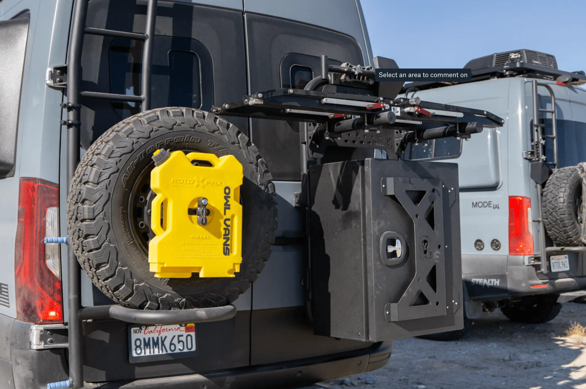 B2 Bike Carrier for Sprinter VS30 (2019-Present) and Revel 2020 