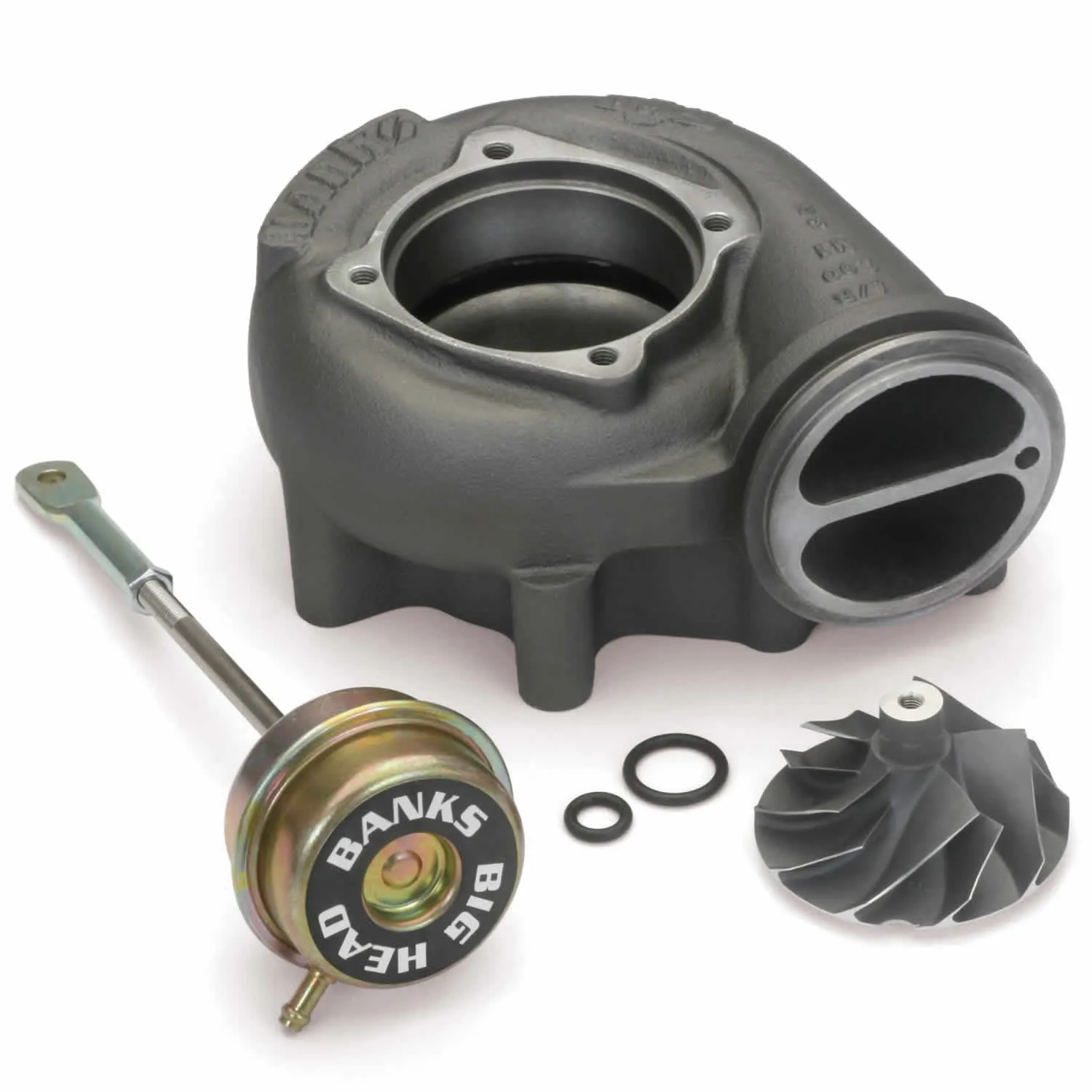 Banks Power 24458 Turbo Upgrade Kit-Big-Head; Comp Wheel; Quick Turbo-1999.5-2003 Ford 7.3L