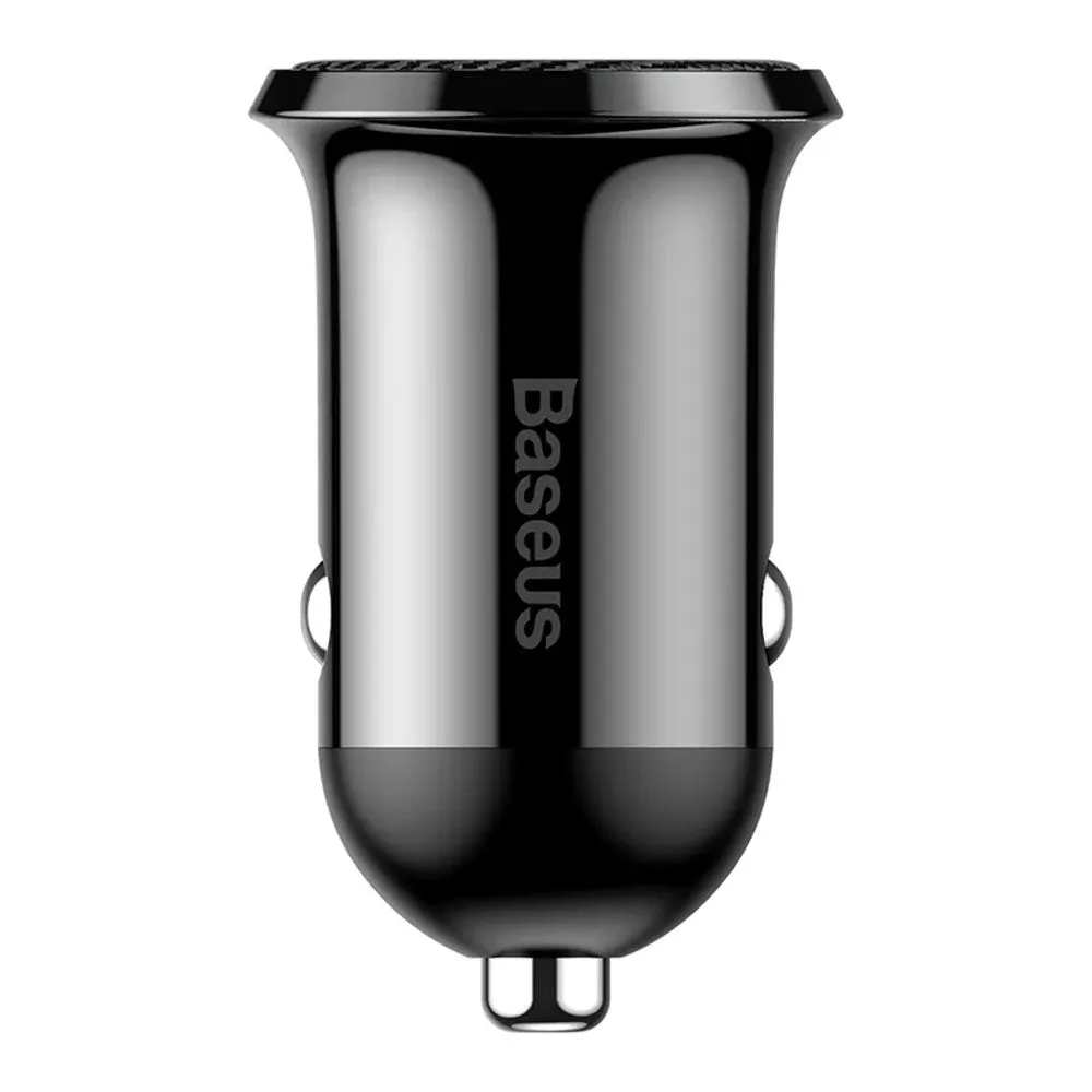 Baseus Grain Pro CCXML-U Car Charger 2x USB 4.8A Fast Charging - Black