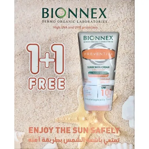 Bionnex Preventiva Sunscreen Spf100  Cream 100 ML