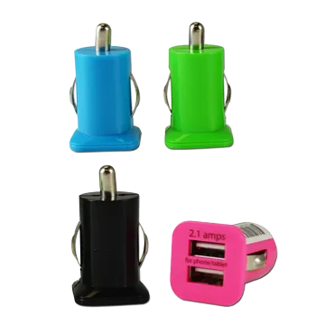 Car Charger Dual Port USB 2.1 Amp - 18 Pieces Per Pack 20533