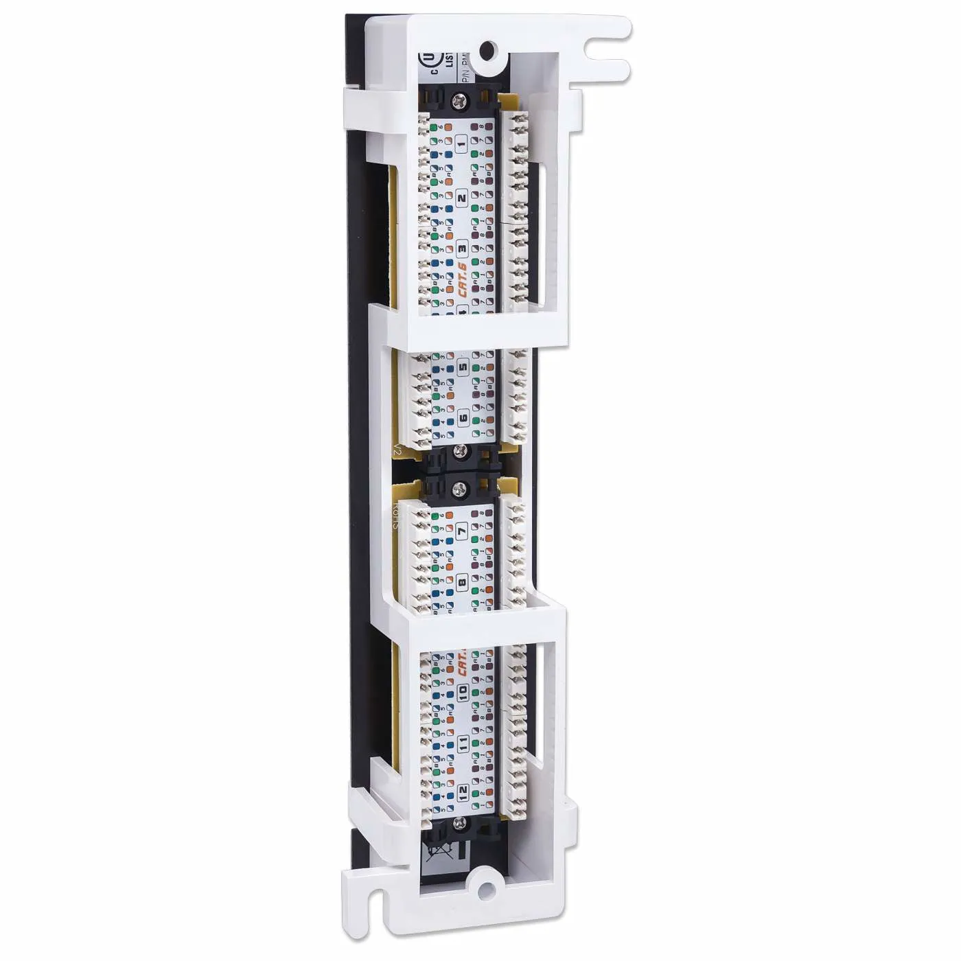 Cat6 Patch Panel 12-Port Utp-