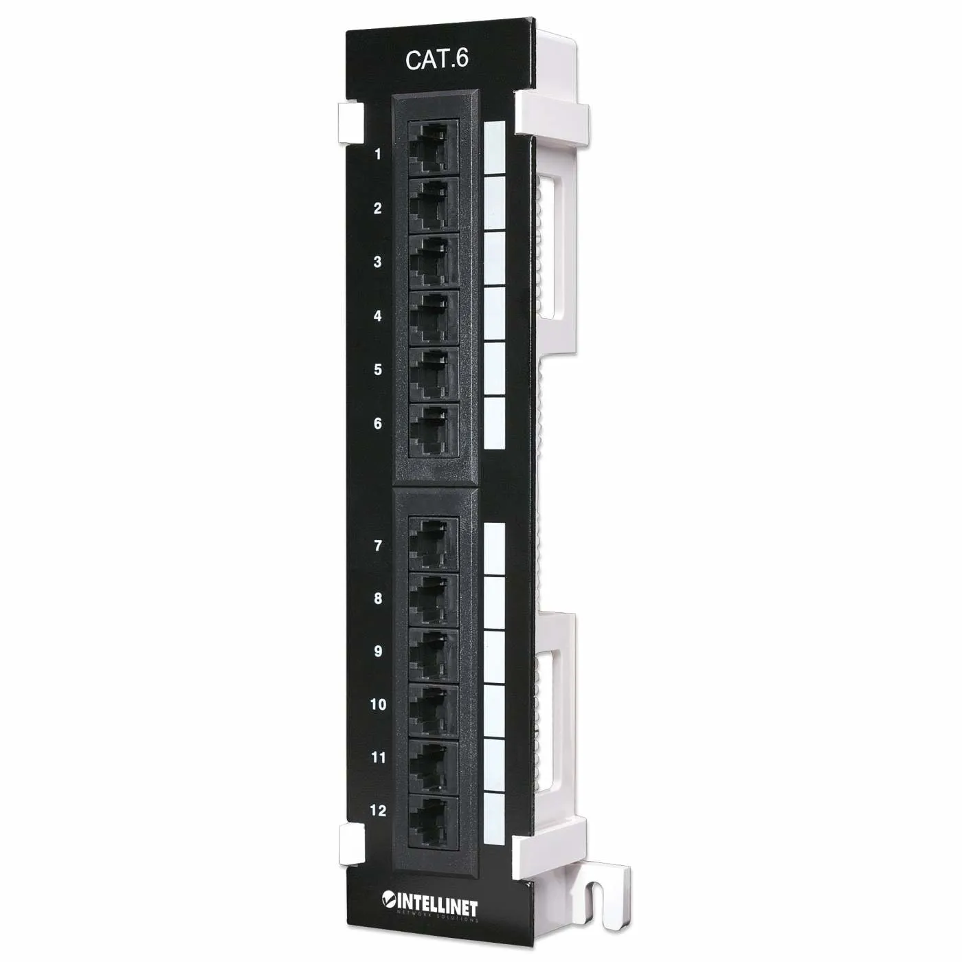 Cat6 Patch Panel 12-Port Utp-