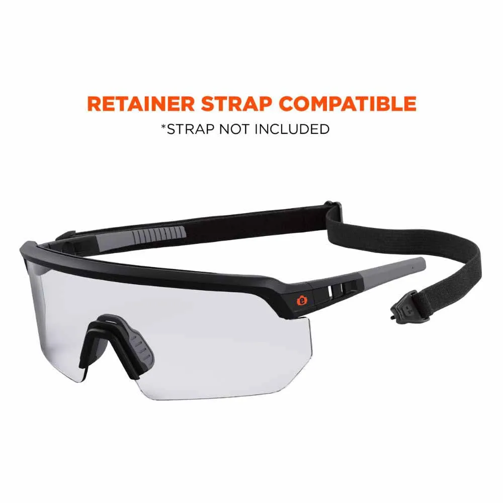 Ergodyne 55002 AEGIR-AFAS Matte Black Frame Clear Lens AFAS Safety Glasses