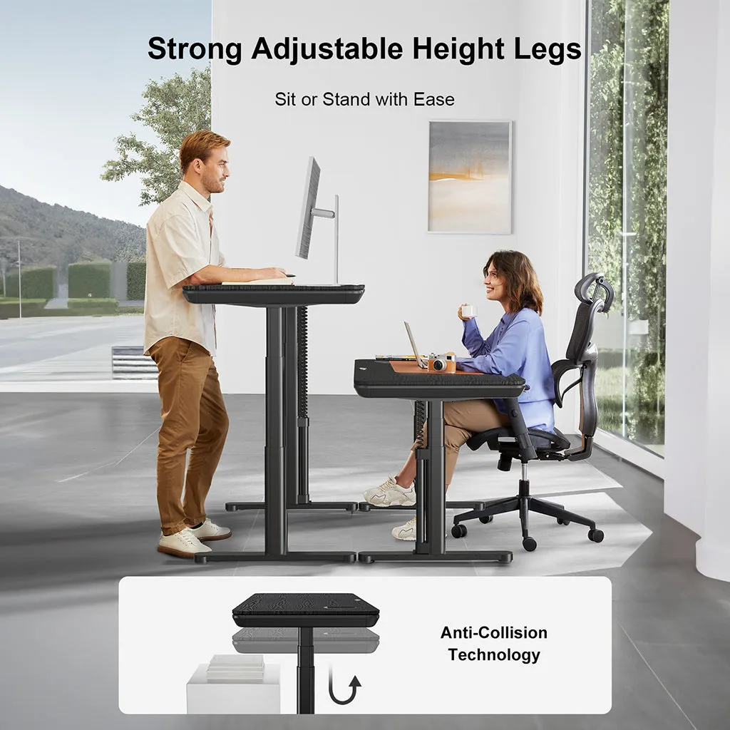 ErgoFX Standing Desk in Galaxy Black