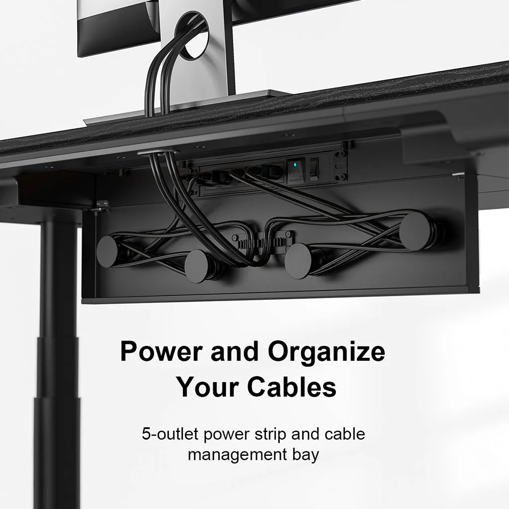 ErgoFX Standing Desk in Galaxy Black
