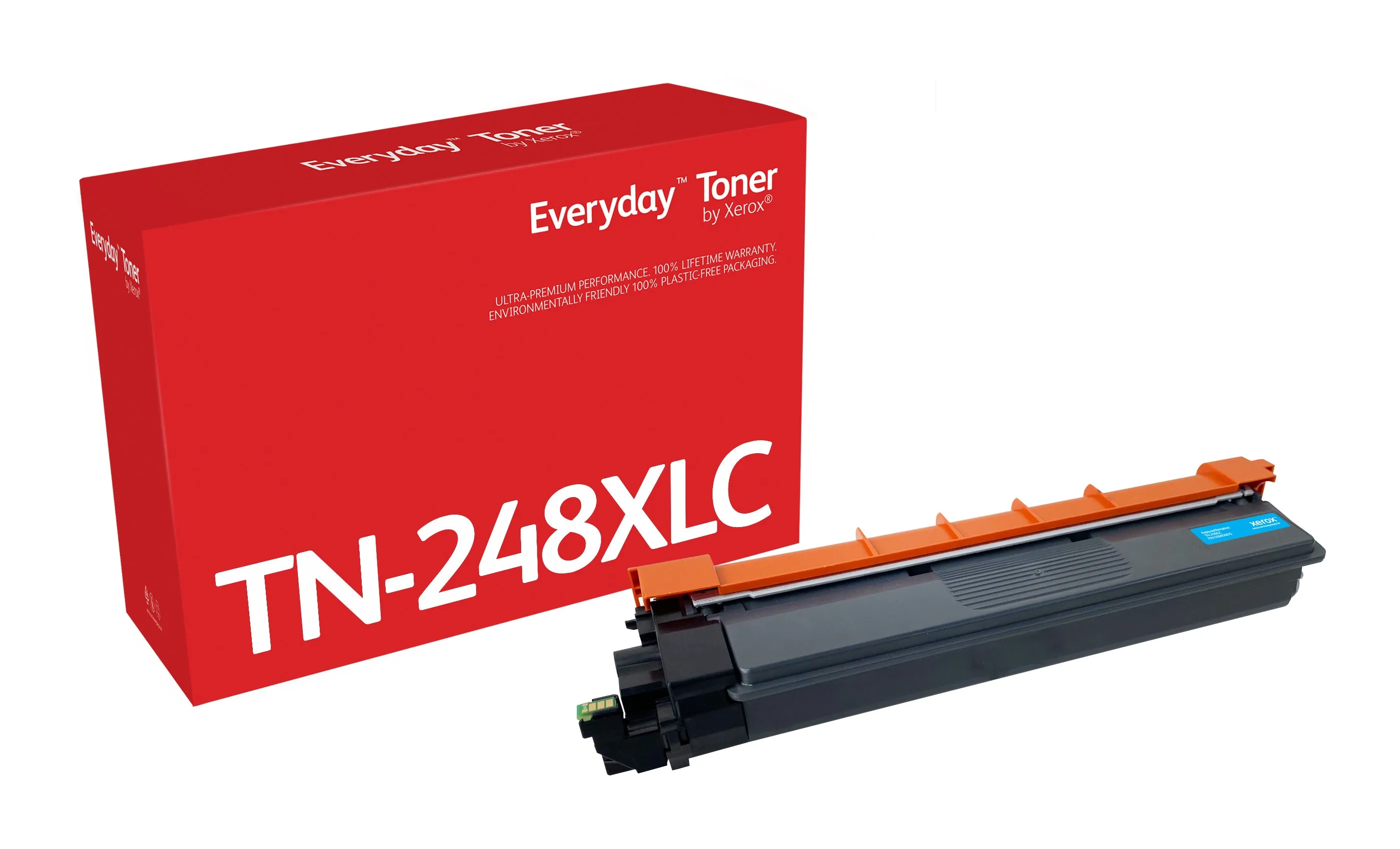 Everyday - High Yield - Cyan - Compatible - Toner Cartridge (Alternative For: Brother Tn-248Xlc) - Green World Alliance