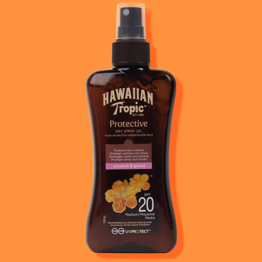 Hawaiian Tropic Protective Dry Spray Oil SPF 20 200ml