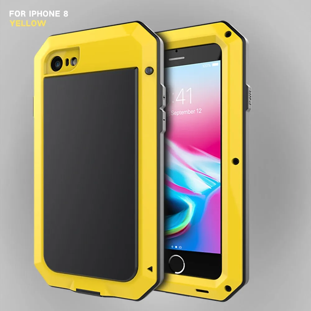 Heavy Duty Protection Metal Phone Case for iPhone