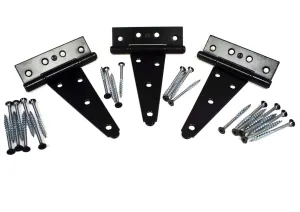 Heavy Duty T-Hinges - Set of 3