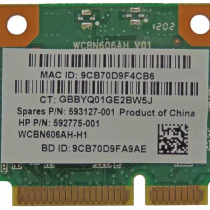 HP Atheros Mini PCIe WiFi Wireless Bluetooth Card 592775-001 593127-001