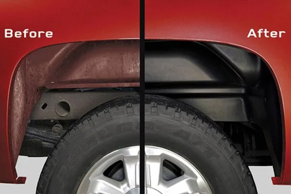 Husky Liner Rear Wheel Well Guards 2019-24 Chevy Silverado 1500