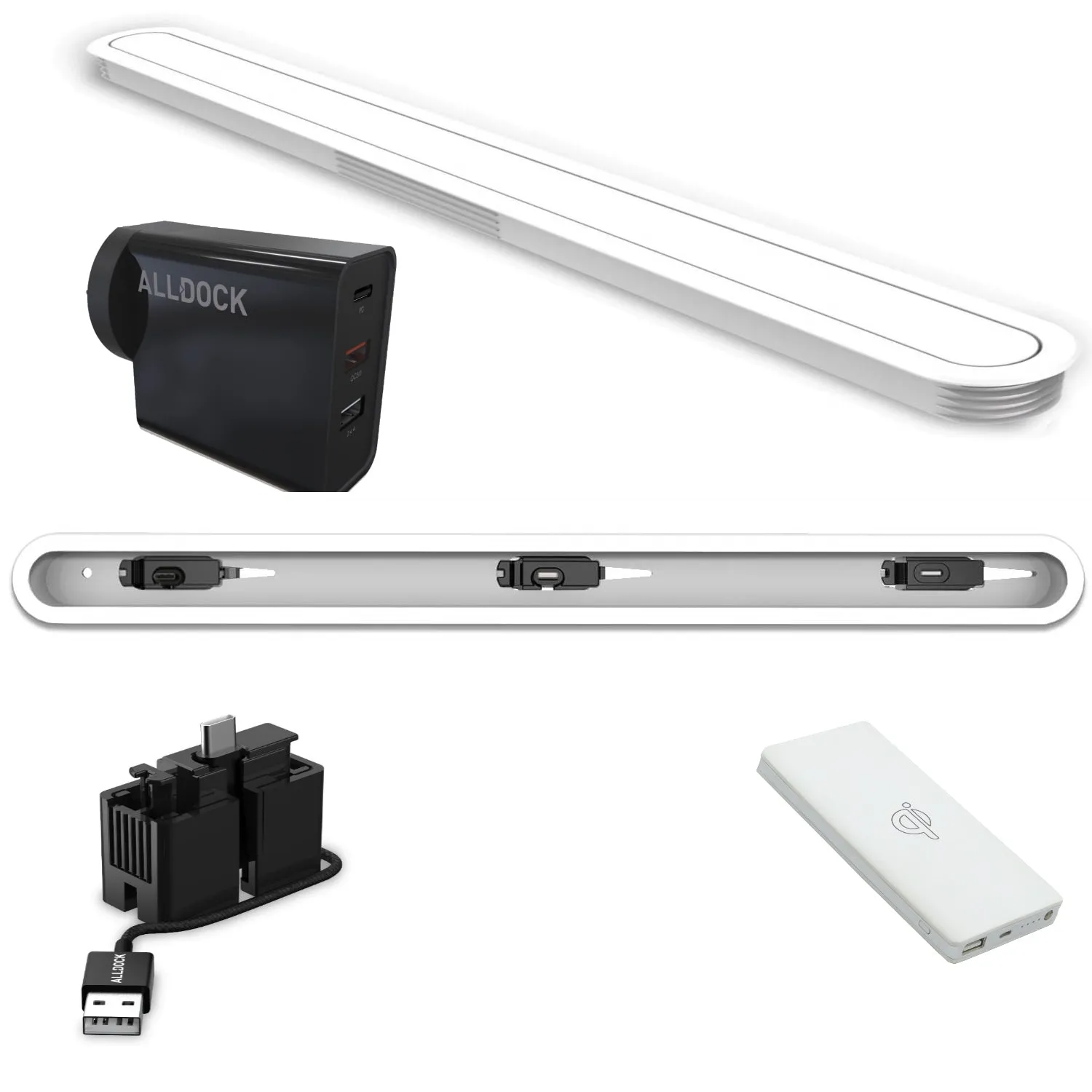 INTEGRATE - Large - Triple Device - White