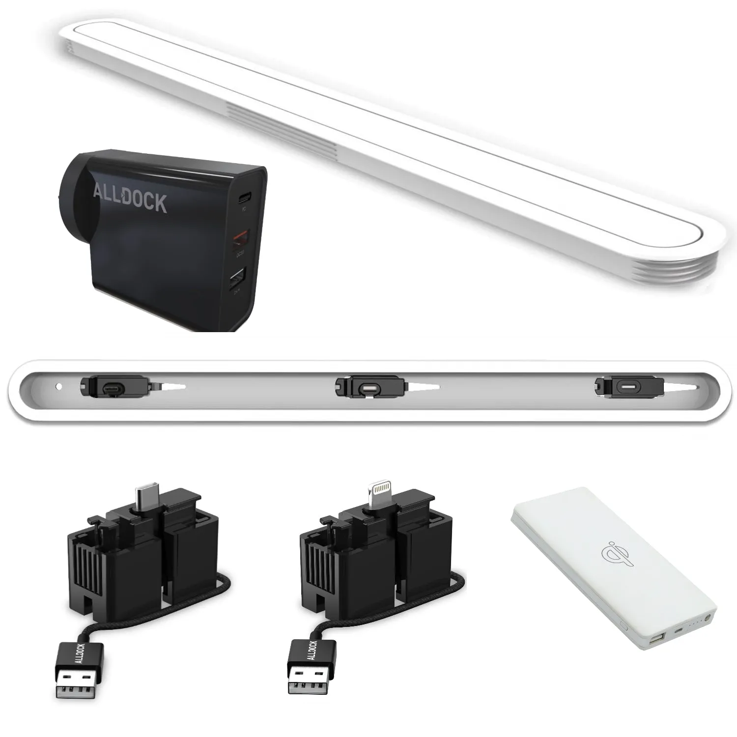 INTEGRATE - Large - Triple Device - White