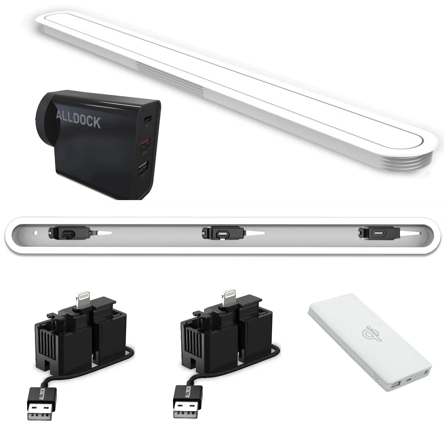 INTEGRATE - Large - Triple Device - White