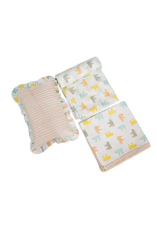 Kids Dohar Set Polar Bear Multi Print