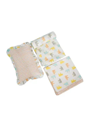 Kids Dohar Set Polar Bear Multi Print