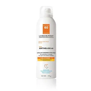Loreal La Roche-Posay Anthelios 60 Ultra-Light Sunscreen Aerosol Spray Lotion, SPF 60, 5 oz, 1 Count