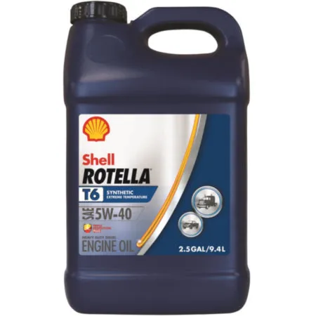 LUB 550046215 | SHELL ROTTELLA T6 5W40 FULL SYNTHETIC | 2.5 GAL