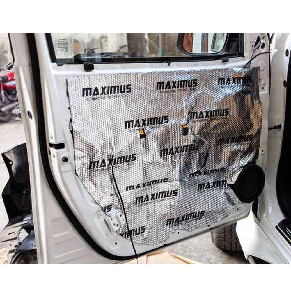 Maximus Sound Damping Deadening Sheet Premium Silver - Each - Noise Reduction | Vibration Reduction | Shock Proofing