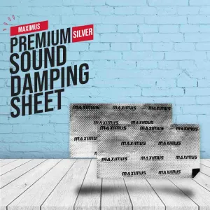 Maximus Sound Damping Deadening Sheet Premium Silver - Each - Noise Reduction | Vibration Reduction | Shock Proofing