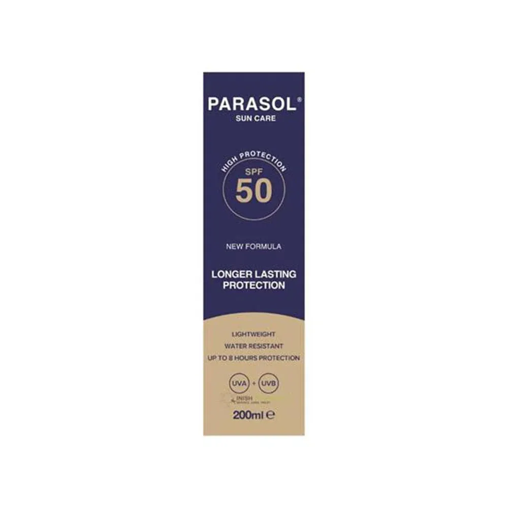 Parasol High Protection Longer Lasting Protection SPF50