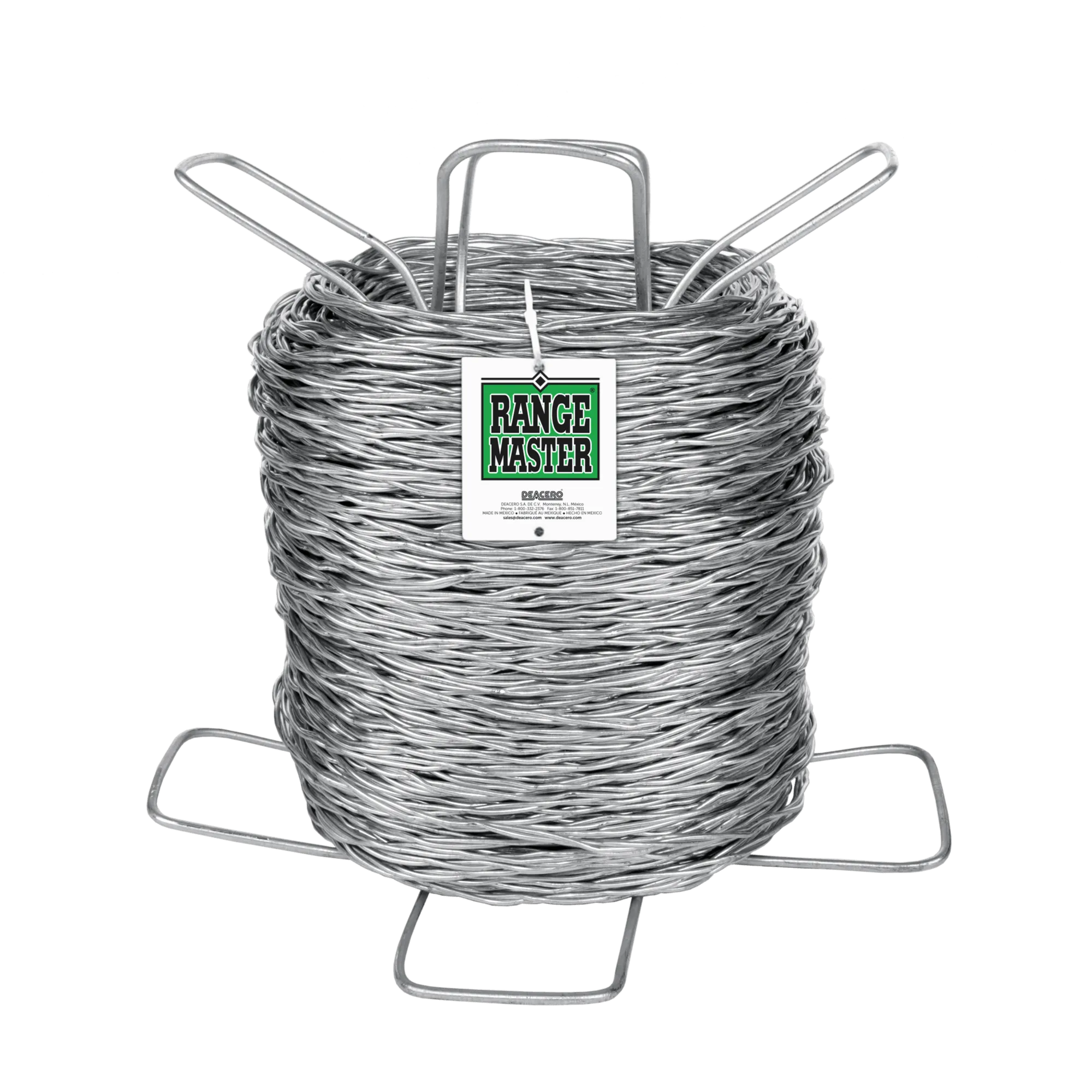 Range Master Barbless Wire 1320 Ft L, 12.5 Gauge, Zinc Coated