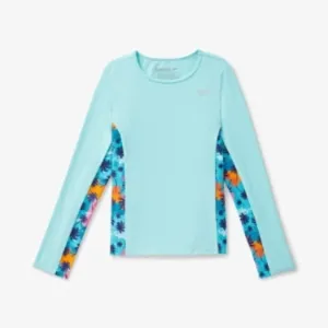 Speedo Girls' UV Swim Shirt Long Sleeve Rashguard