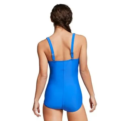 SPEEDO Women's Cross Front V-Neck One Piece