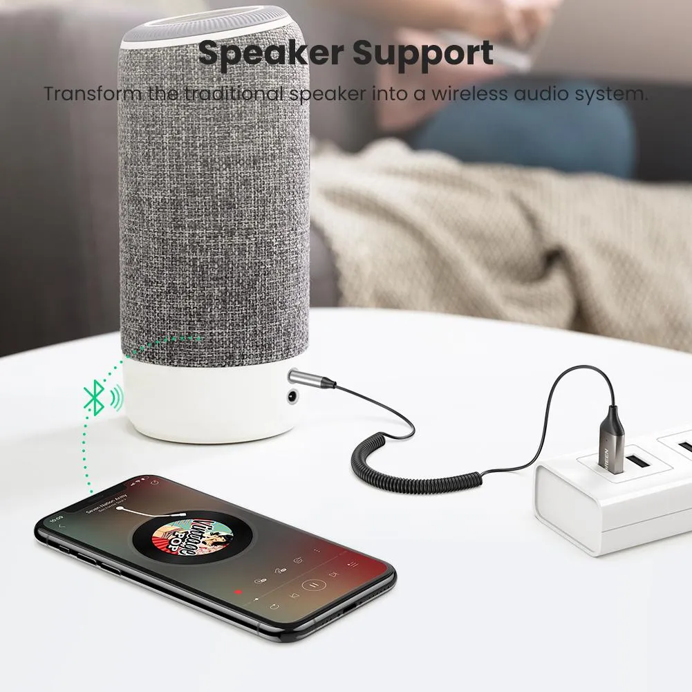 UGREEN Aux to Bluetooth 5.0 Adapter