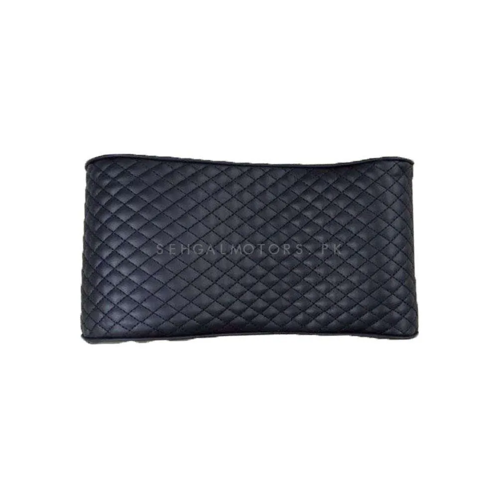 Universal Armrest Cushion Black with Phone Holder - Mix Design