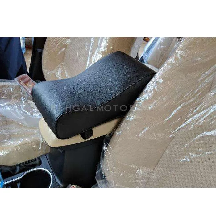 Universal Armrest Cushion Black with Phone Holder - Mix Design