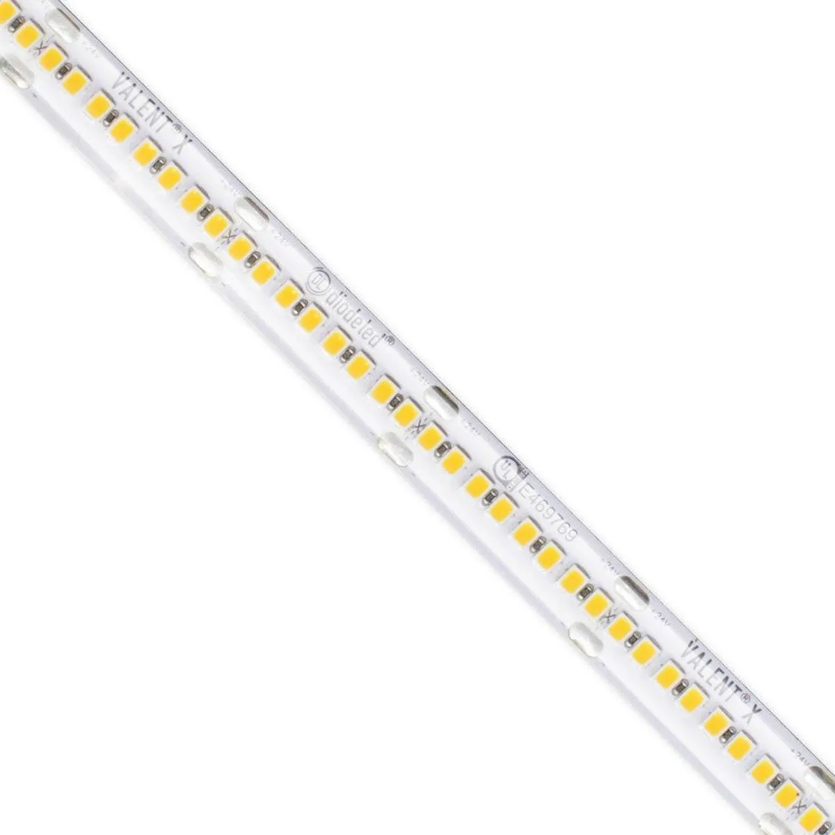 Valent X Wet Location High Density LED Strip Light, 16ft Reel, 2400K, 469 Lumens per Ft, 24V