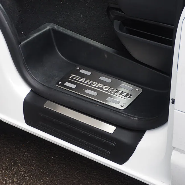 VW T5, T5.1 Transporter Side Loading Door Step   Front Doors Entry Guards